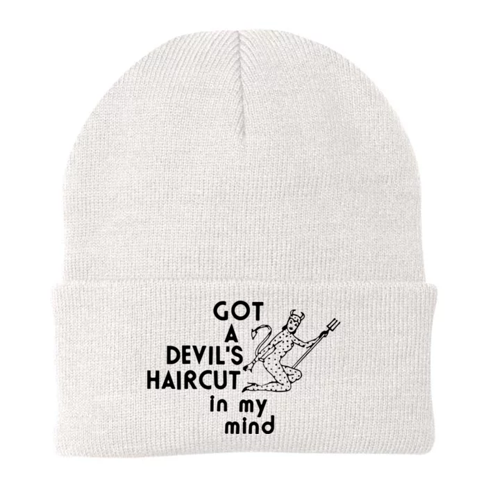 Got A Devils Haircut In My Mind Knit Cap Winter Beanie