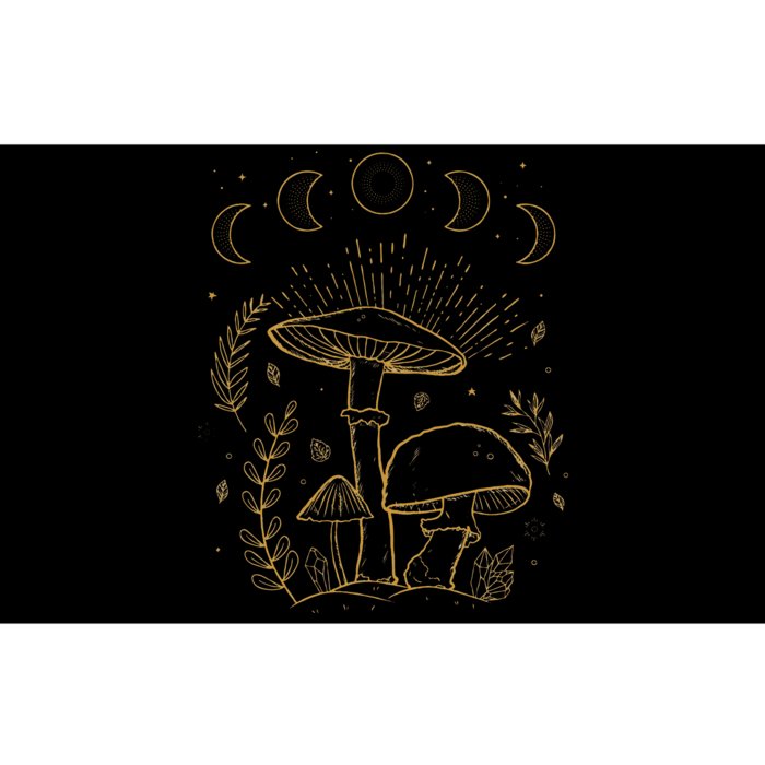 Goblincore Aesthetic Dark Academia Cottagecore Mushroom Bumper Sticker