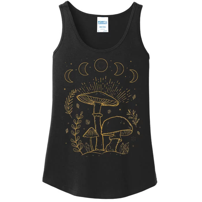 Goblincore Aesthetic Dark Academia Cottagecore Mushroom Ladies Essential Tank