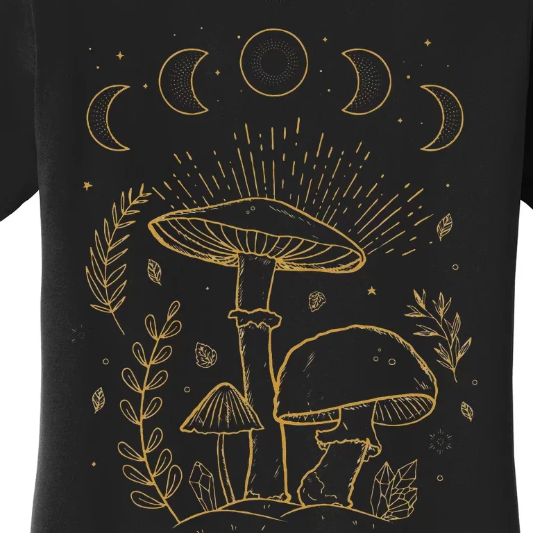 Goblincore Aesthetic Dark Academia Cottagecore Mushroom Women's T-Shirt