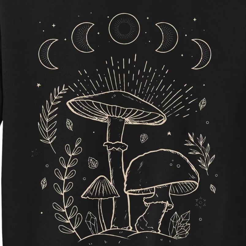 Goblincore Aesthetic Dark Academia Cottagecore Mushroom Tall Sweatshirt