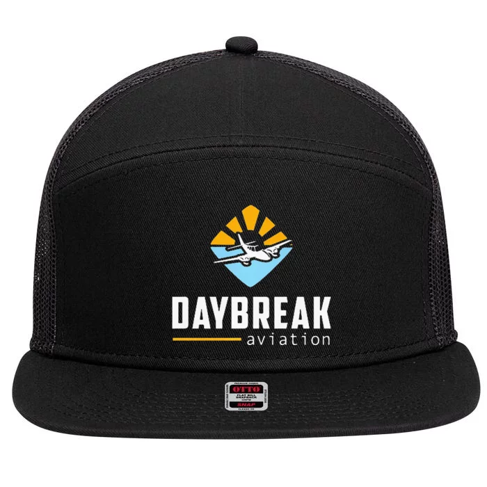 Gadsden Airport Diagram Daybreak Aviation 7 Panel Mesh Trucker Snapback Hat