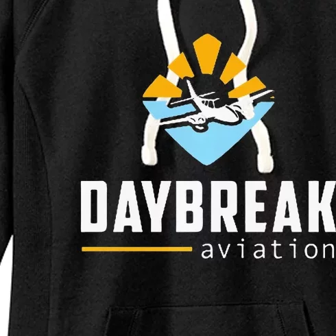 Gadsden Airport Diagram Daybreak Aviation Women's Fleece Hoodie