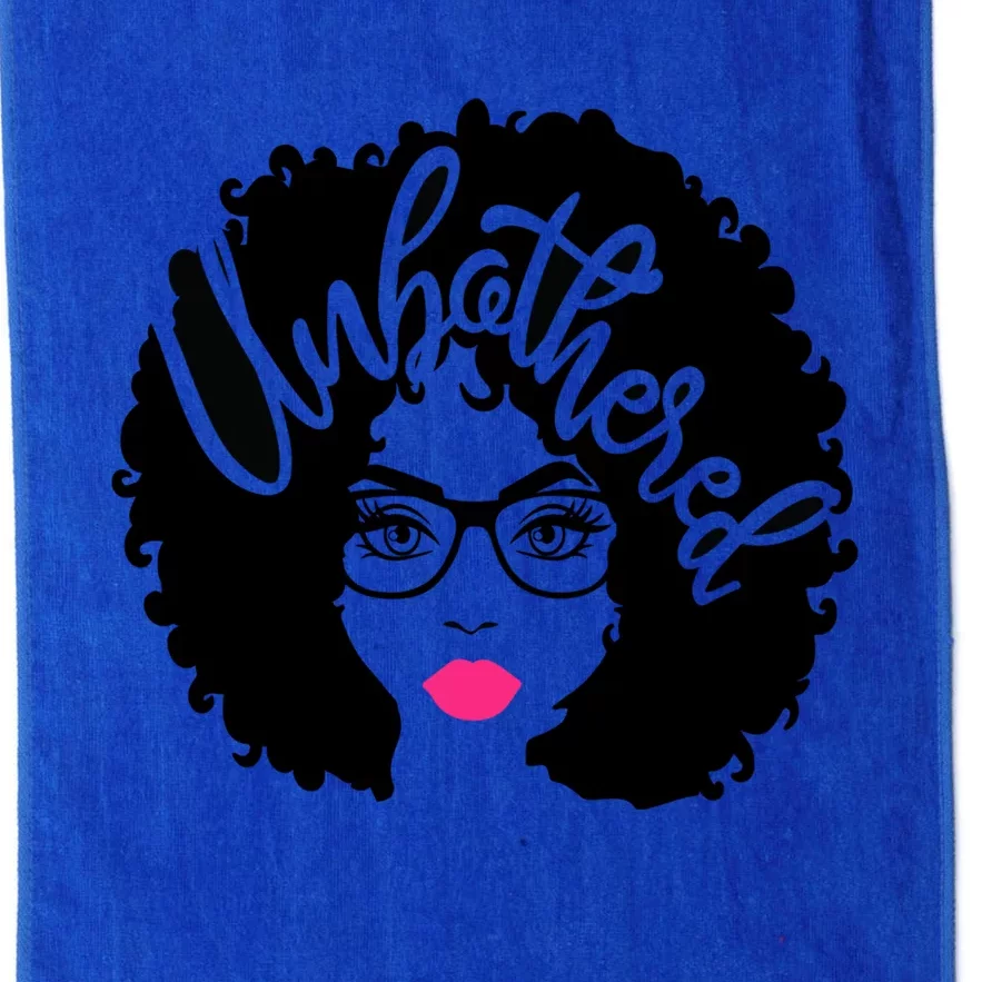 Gift Afro Diva Pink Lips Melanin Black Magic Unbothered Meaningful Gift Platinum Collection Golf Towel