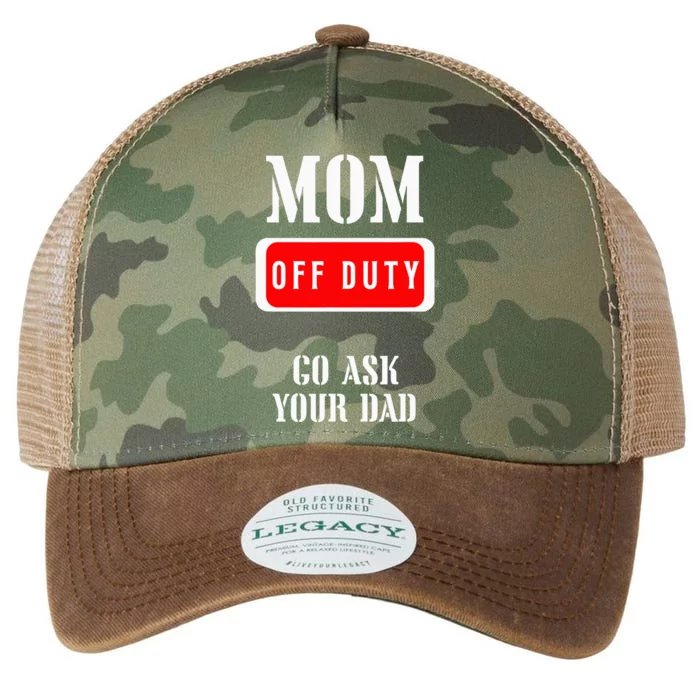 Go Ask Dad Mom Off Duty Off Duty Mom Legacy Tie Dye Trucker Hat