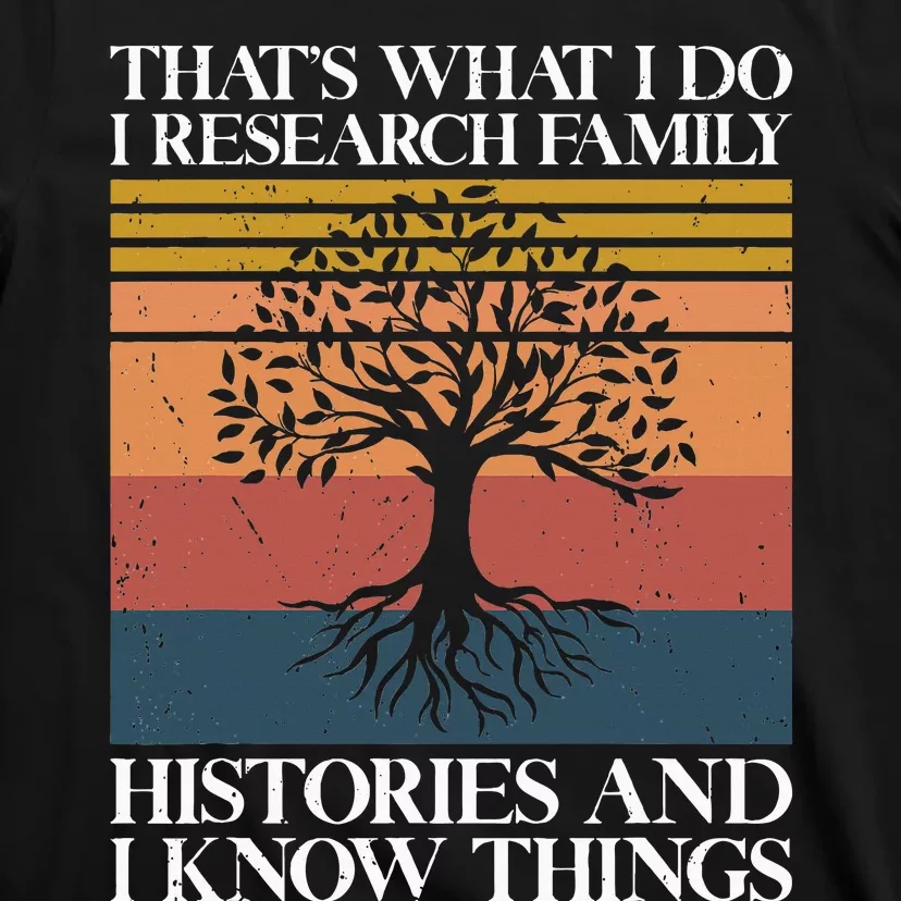 Genealogy Ancestry Dna Genealogist Family Tree Maker T-Shirt