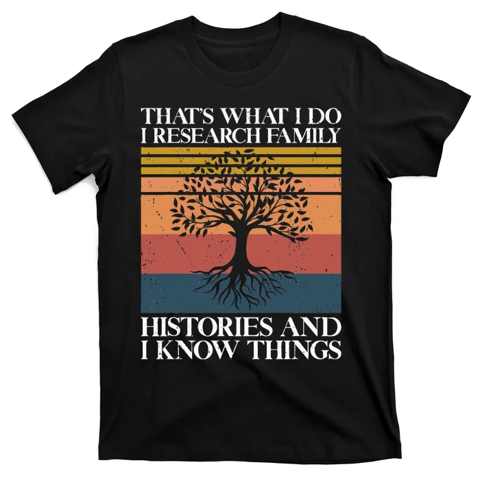 Genealogy Ancestry Dna Genealogist Family Tree Maker T-Shirt