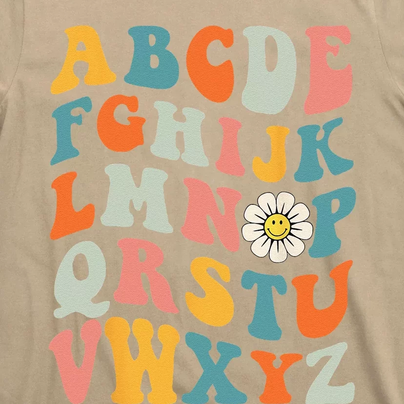 Groovy ABC Elemeno Hi Alphabet Teacher Back To School T-Shirt