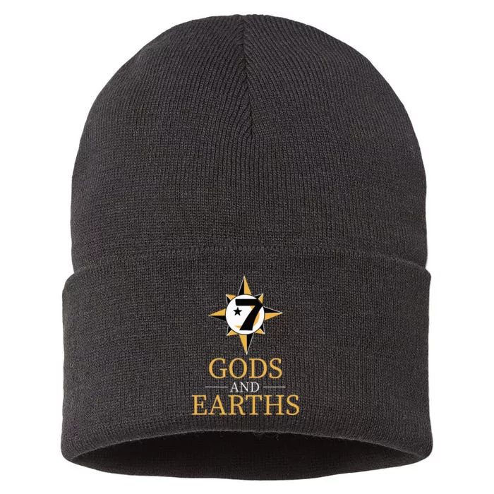 Gods And Earths Five Percent Nation Five Percenter Sustainable Knit Beanie