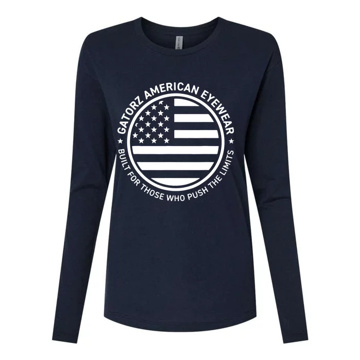 Gatorz American Eyewear Built For Those Who Push The Limits Womens Cotton Relaxed Long Sleeve T-Shirt