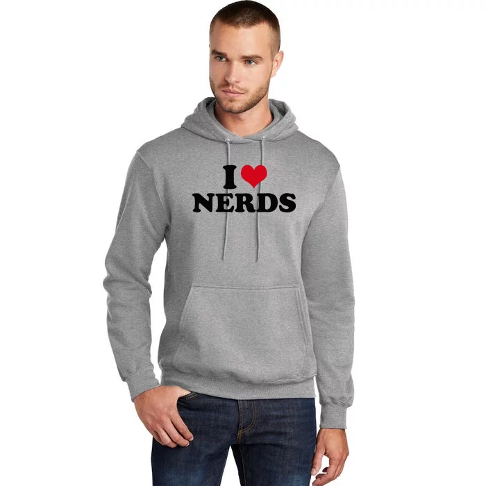 Geeky Affection for Nerds Tall Hoodie