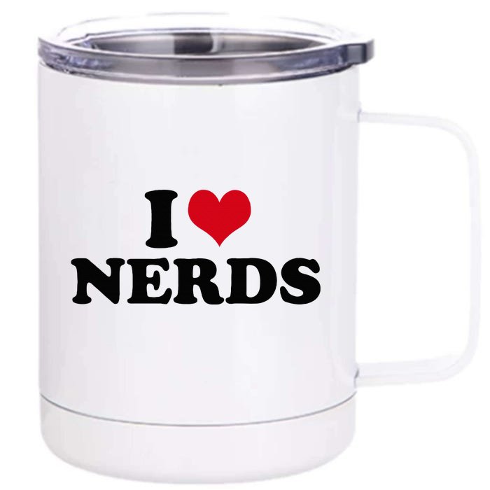 Geeky Affection for Nerds Front & Back 12oz Stainless Steel Tumbler Cup