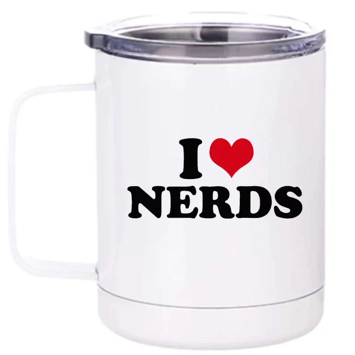 Geeky Affection for Nerds Front & Back 12oz Stainless Steel Tumbler Cup