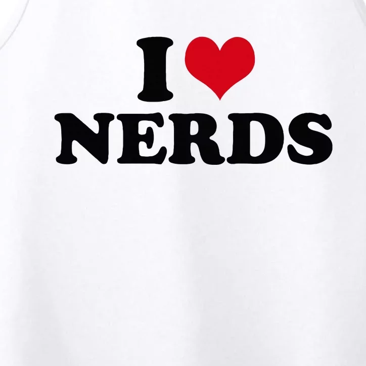 Geeky Affection for Nerds Performance Tank