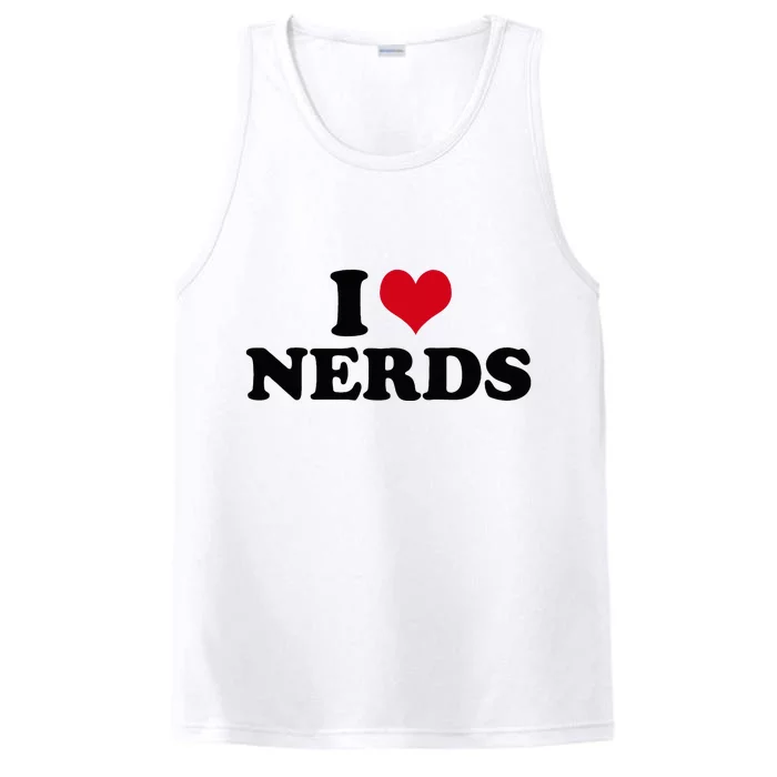 Geeky Affection for Nerds Performance Tank