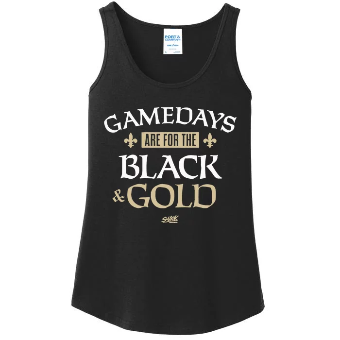 Gamedays Are For The Black And Gold Ladies Essential Tank