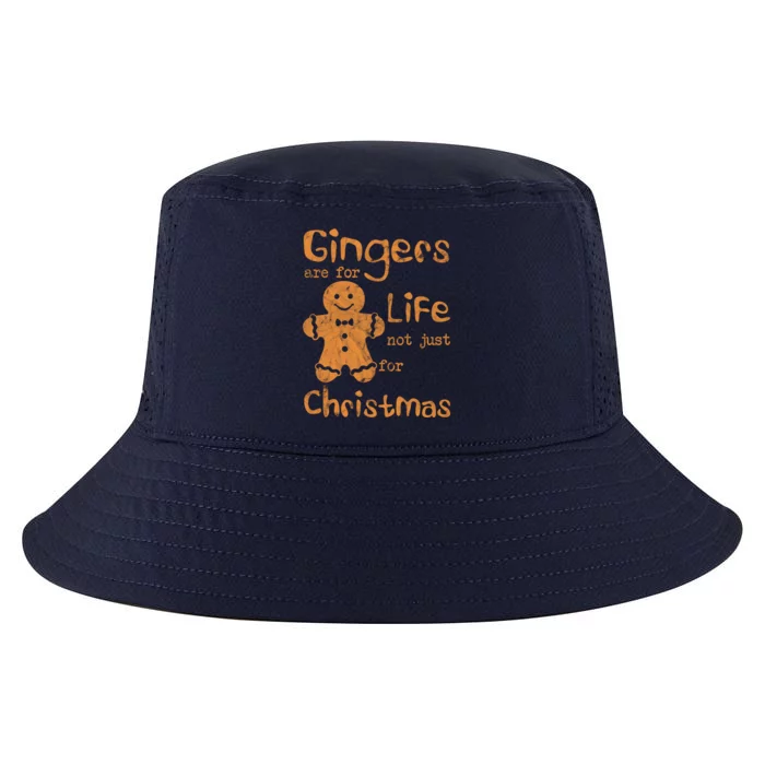 Gingers Are For Life Not Just For Christmas Cookies Noel Gift Cool Comfort Performance Bucket Hat