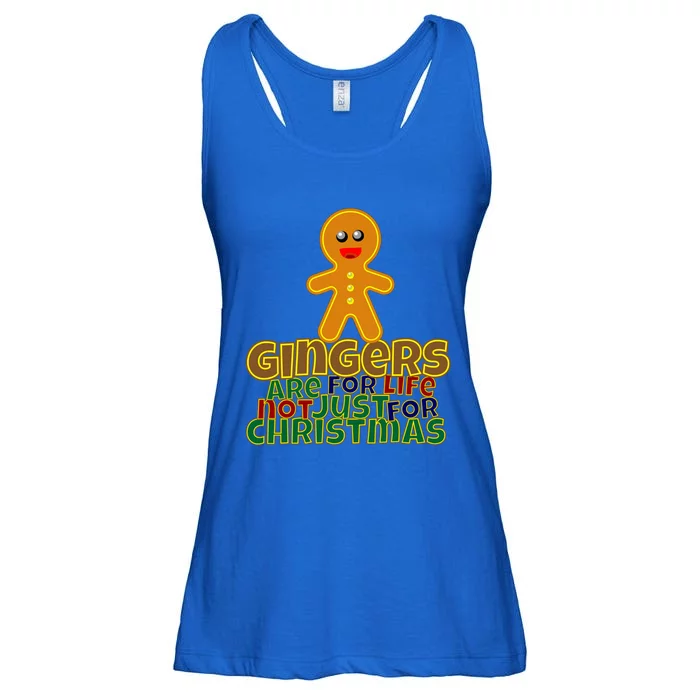 Gingers Are For Life Not Just For Christmas Gift Ladies Essential Flowy Tank