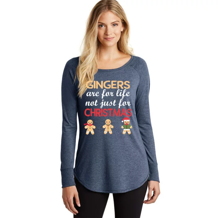 Gingers Are For Life Not Just For Christmas Cookies Lover Cool Gift Women's Perfect Tri Tunic Long Sleeve Shirt