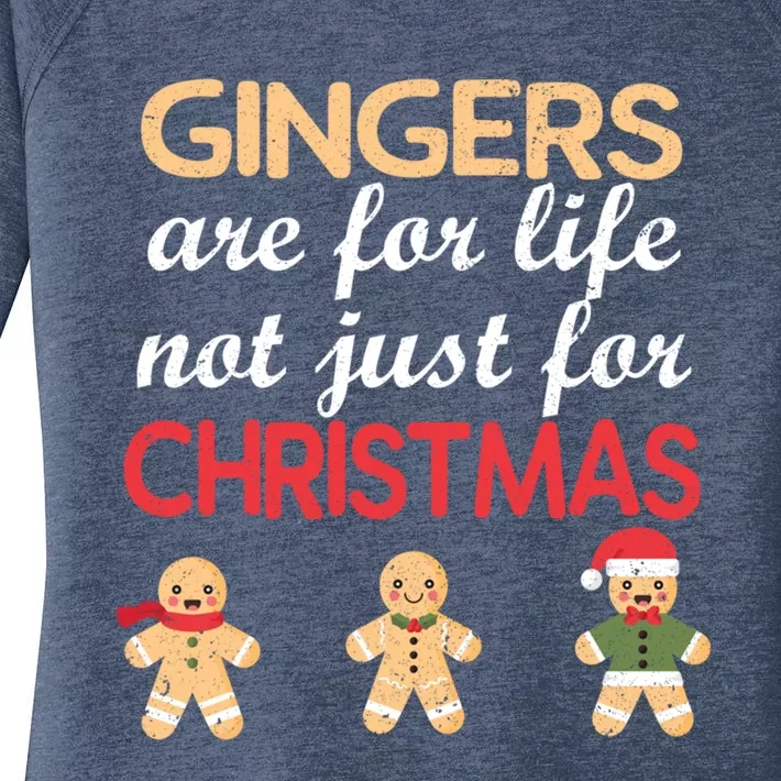 Gingers Are For Life Not Just For Christmas Cookies Lover Cool Gift Women's Perfect Tri Tunic Long Sleeve Shirt