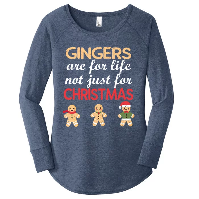 Gingers Are For Life Not Just For Christmas Cookies Lover Cool Gift Women's Perfect Tri Tunic Long Sleeve Shirt