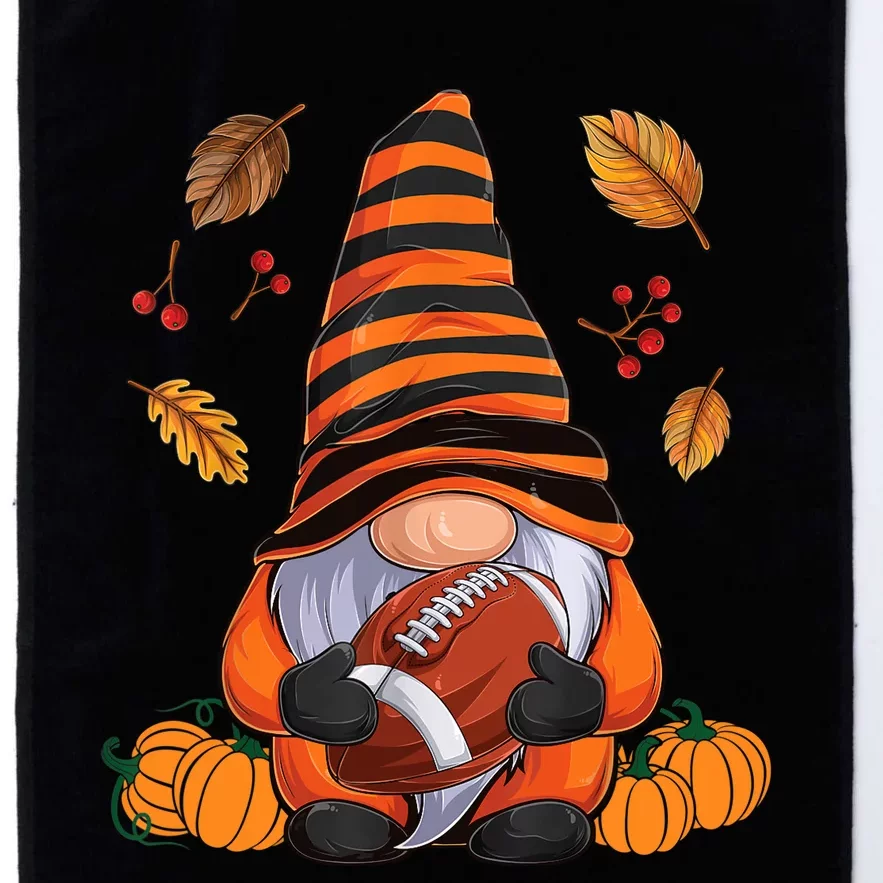 Gnome American Football Halloween Boy Autumn Gnomes Platinum Collection Golf Towel