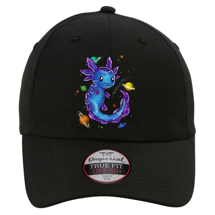 Galaxy Axolotl Funny Goth Space purple blue Japan The Original Performance Cap