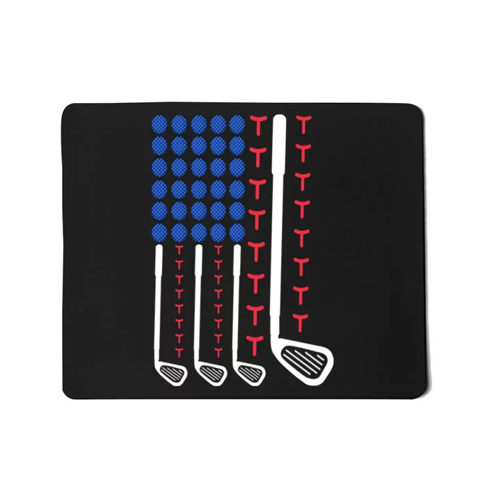 Golf American Flag Golfing Gift For Father's Day Mousepad