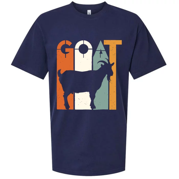 Goat Animal Farm Vintage Goat Lovers Merchandise Sueded Cloud Jersey T-Shirt