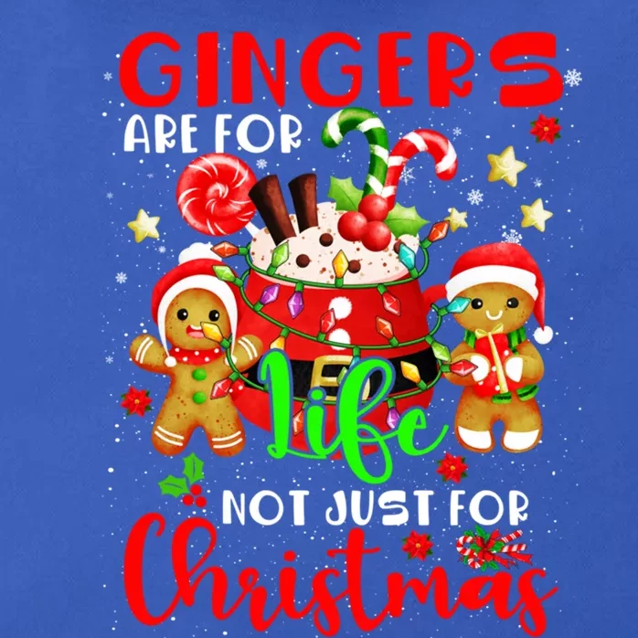 Gingers Are For Life Not Just Funny For Xmas Gingerbreads Gift Zip Tote Bag