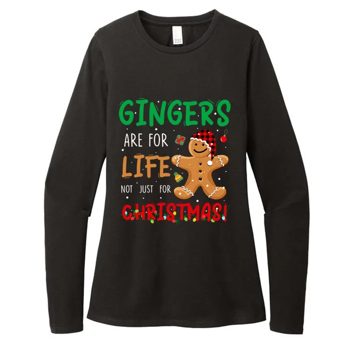 Gingers Are For Life Not Just Christmas Gingers Santa Hat Gift Womens CVC Long Sleeve Shirt