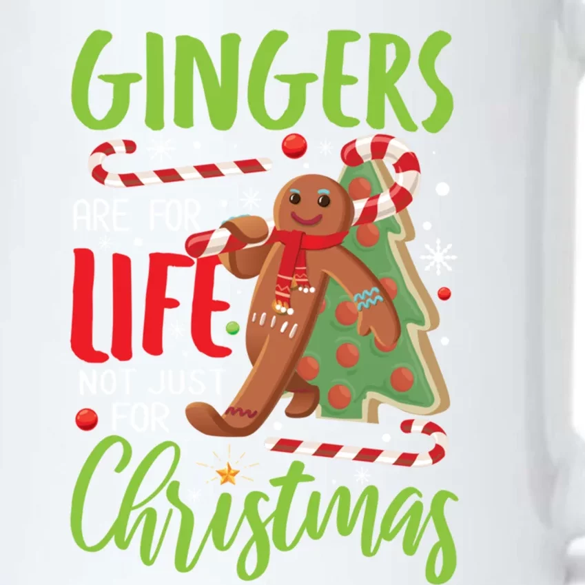 Gingers Are For Life Not Just For Christmas Funny Baker Gift Black Color Changing Mug