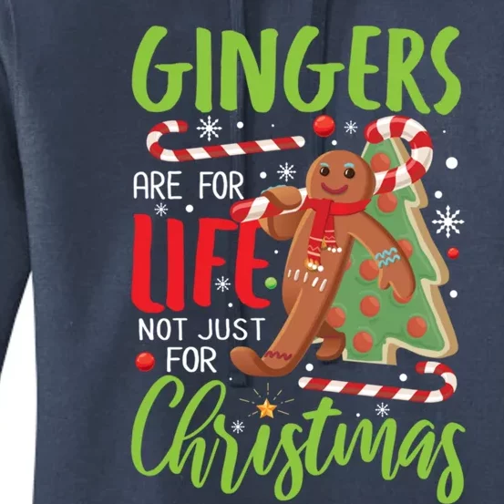 Gingers Are For Life Not Just For Christmas Funny Baker Gift Women's Pullover Hoodie