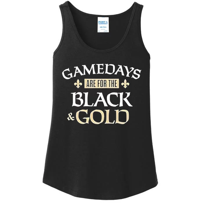 Gamedays Are For The Black And Gold Ladies Essential Tank