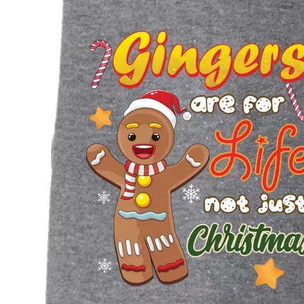 Gingers Are For Life Not Just Xmas Gingerbread Redhead Funny Gift Doggie 3-End Fleece Hoodie