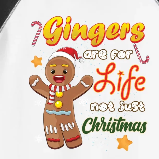 Gingers Are For Life Not Just Xmas Gingerbread Redhead Funny Gift Toddler Fine Jersey T-Shirt