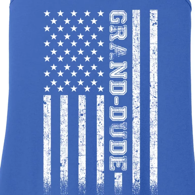 Granddude American Flag Great Gift Ladies Essential Tank