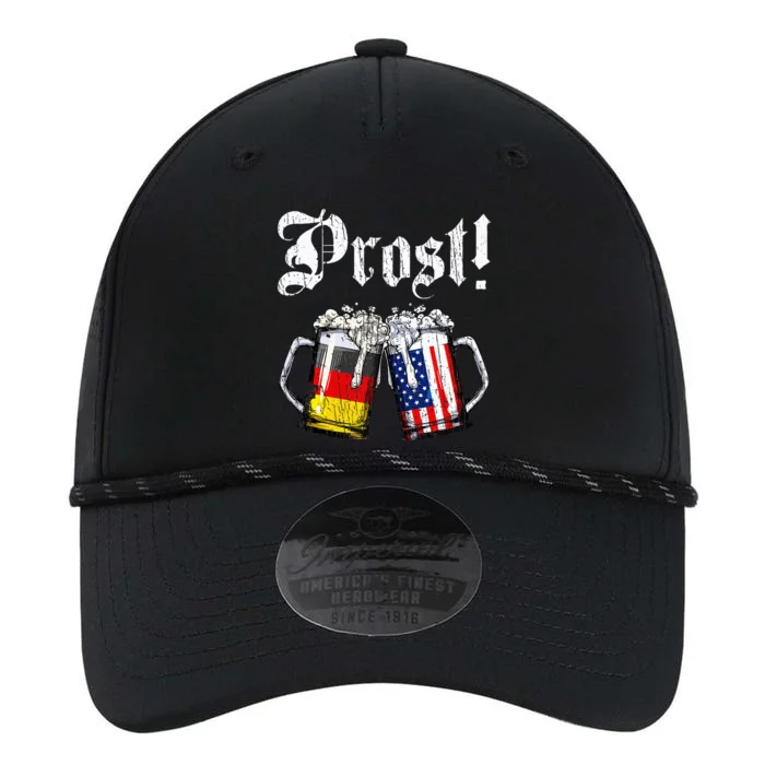 German American Flag Prost Beer Oktoberfest Performance The Dyno Cap