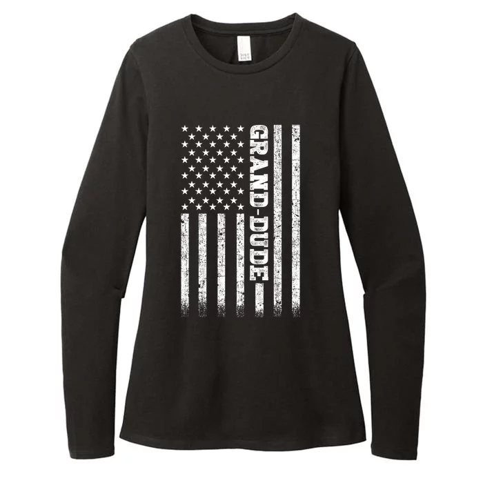 Granddude American Flag Great Gift Womens CVC Long Sleeve Shirt