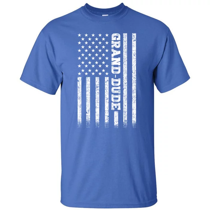 Granddude American Flag Great Gift Tall T-Shirt