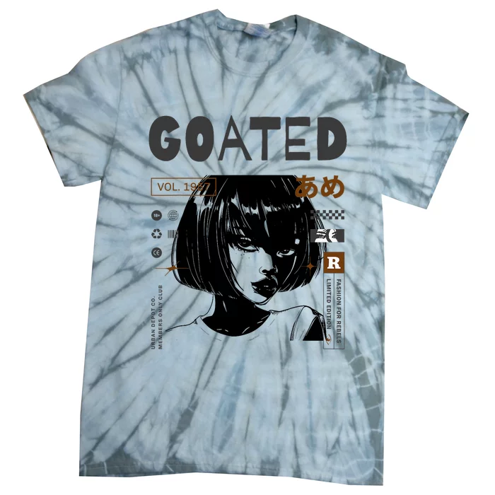 Goated Anime Femme Tie-Dye T-Shirt