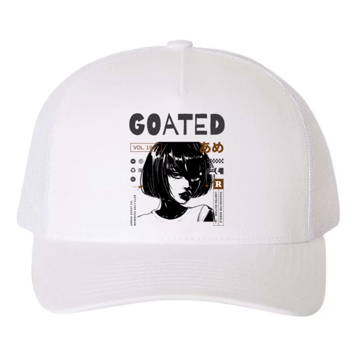 Goated Anime Femme Yupoong Adult 5-Panel Trucker Hat