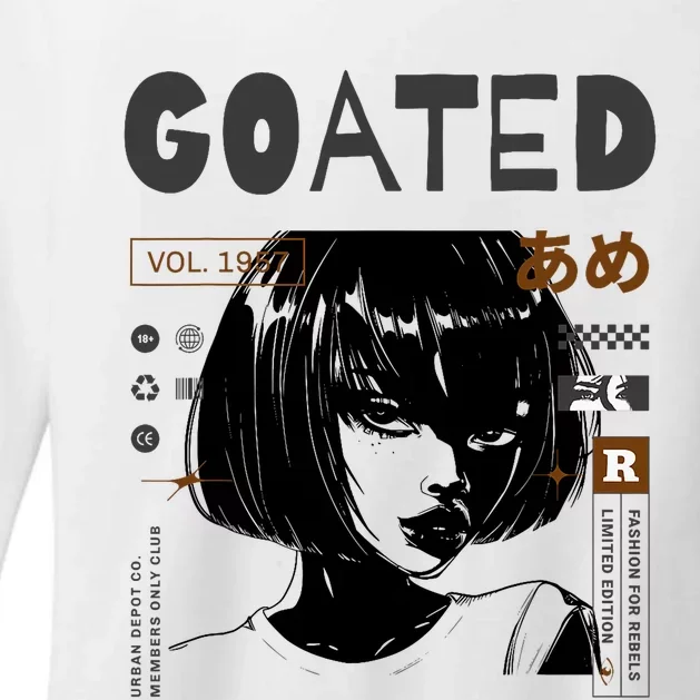 Goated Anime Femme Womens CVC Long Sleeve Shirt