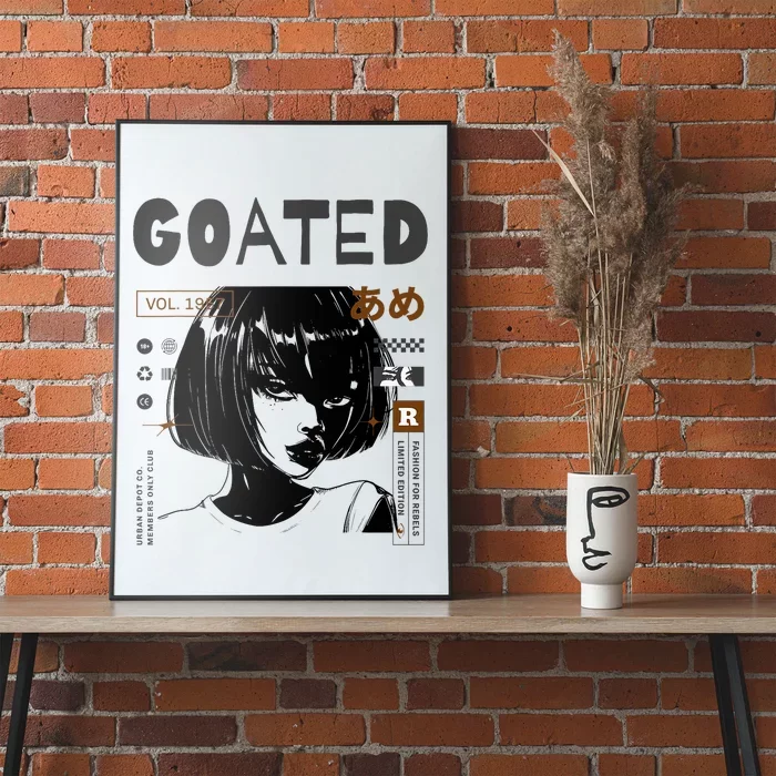 Goated Anime Femme Poster