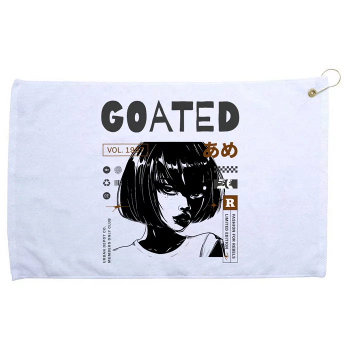 Goated Anime Femme Grommeted Golf Towel