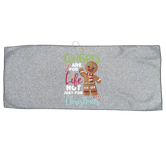 Gingers Are For Life Not Just For Christmas Large Microfiber Waffle Golf Towel