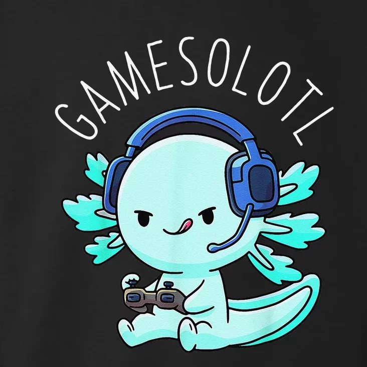 Gamesolotl Axolotl Fish Gamer Gaming Anime Lizard Video Game Toddler Hoodie