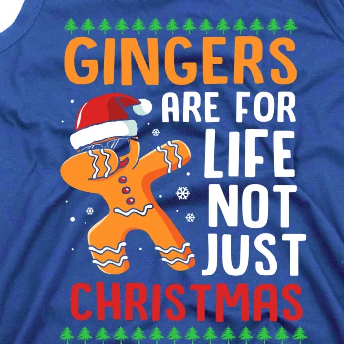 Gingers Are For Life Not Just Christmas Dabbing Gingerbread Gift Tank Top