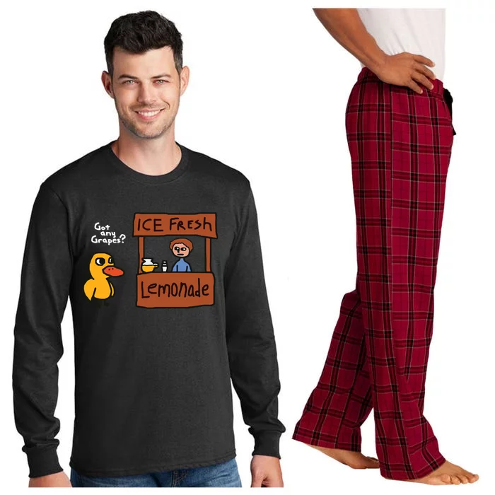 Got Any Grapes Duck Song Lemonade Long Sleeve Pajama Set