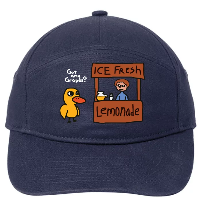 Got Any Grapes Duck Song Lemonade 7-Panel Snapback Hat